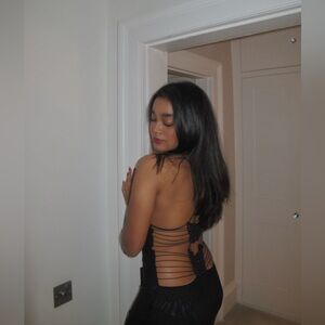 I.AM.GIA Black Backless Dress